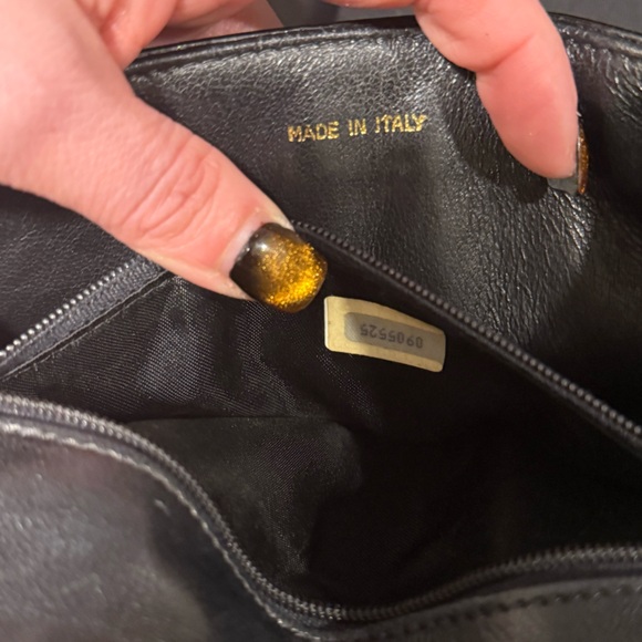 Chanel Black Patent CC Logo Mini Flap Pouch Crossbody  Vintage CHANEL CC Black Patent Leather Mini Crossbody Bag